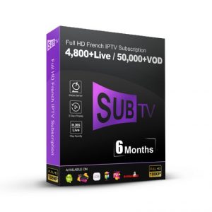 SUBTV 6 MOIS