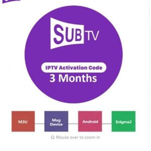 ABONNEMENT SUBTV IPTV 3 MOIS LEADCOOL